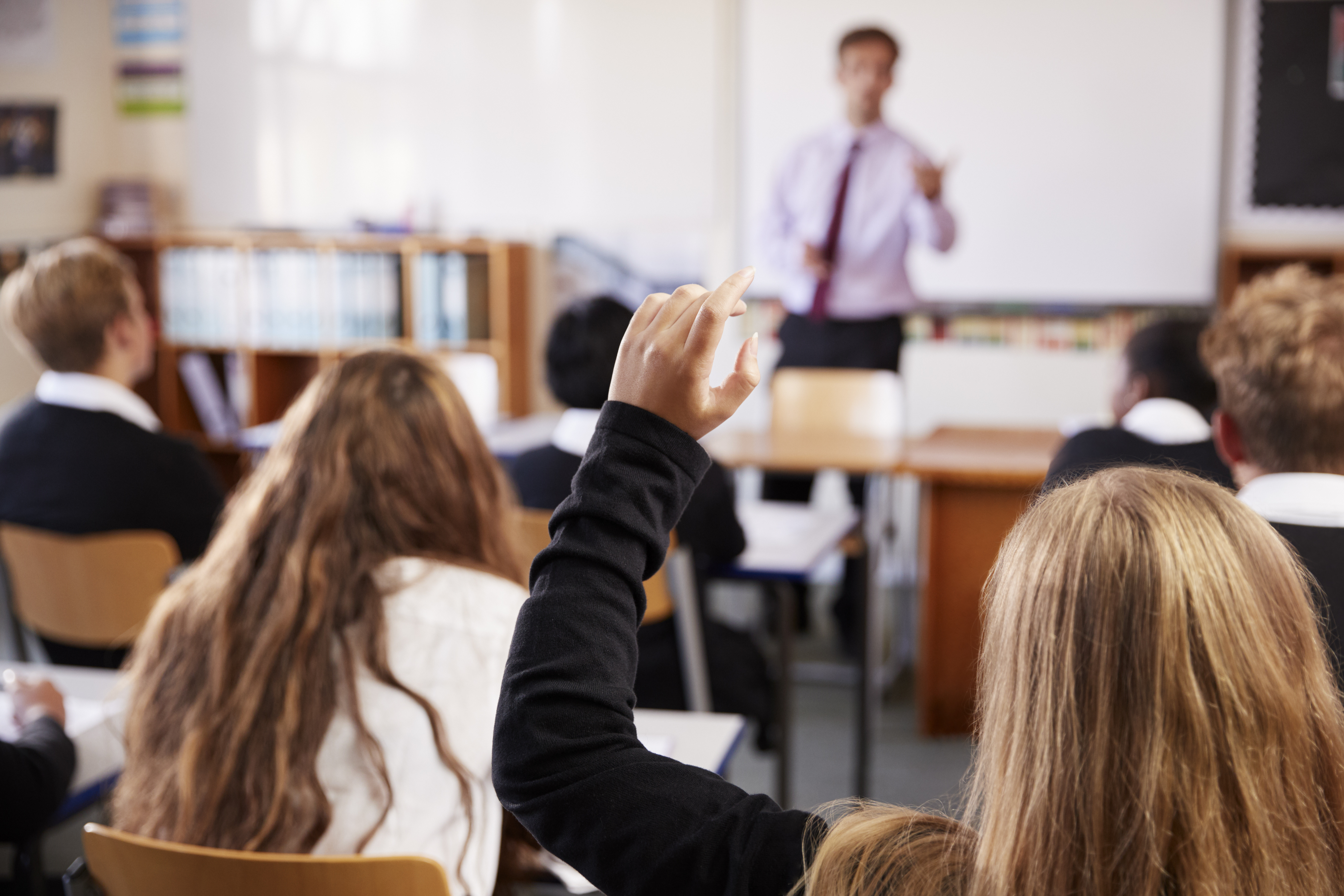 classroom with kids