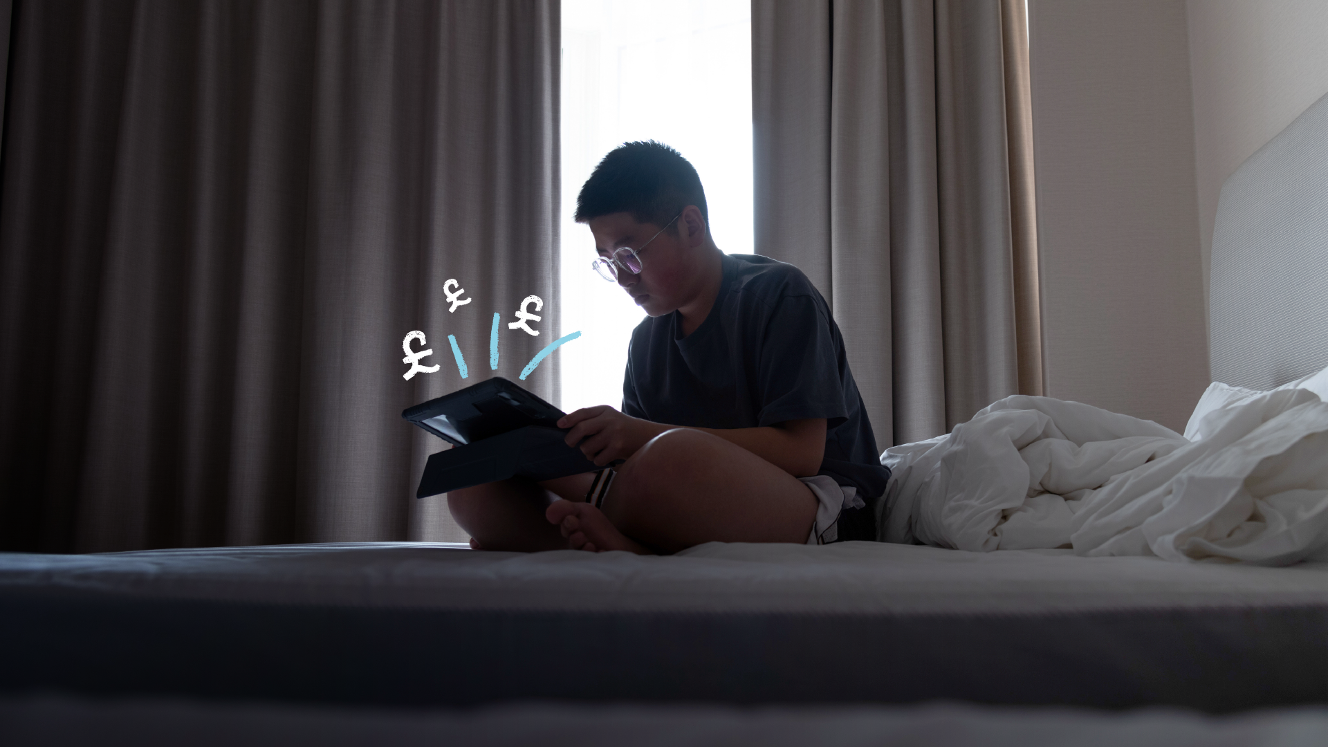 Child using device