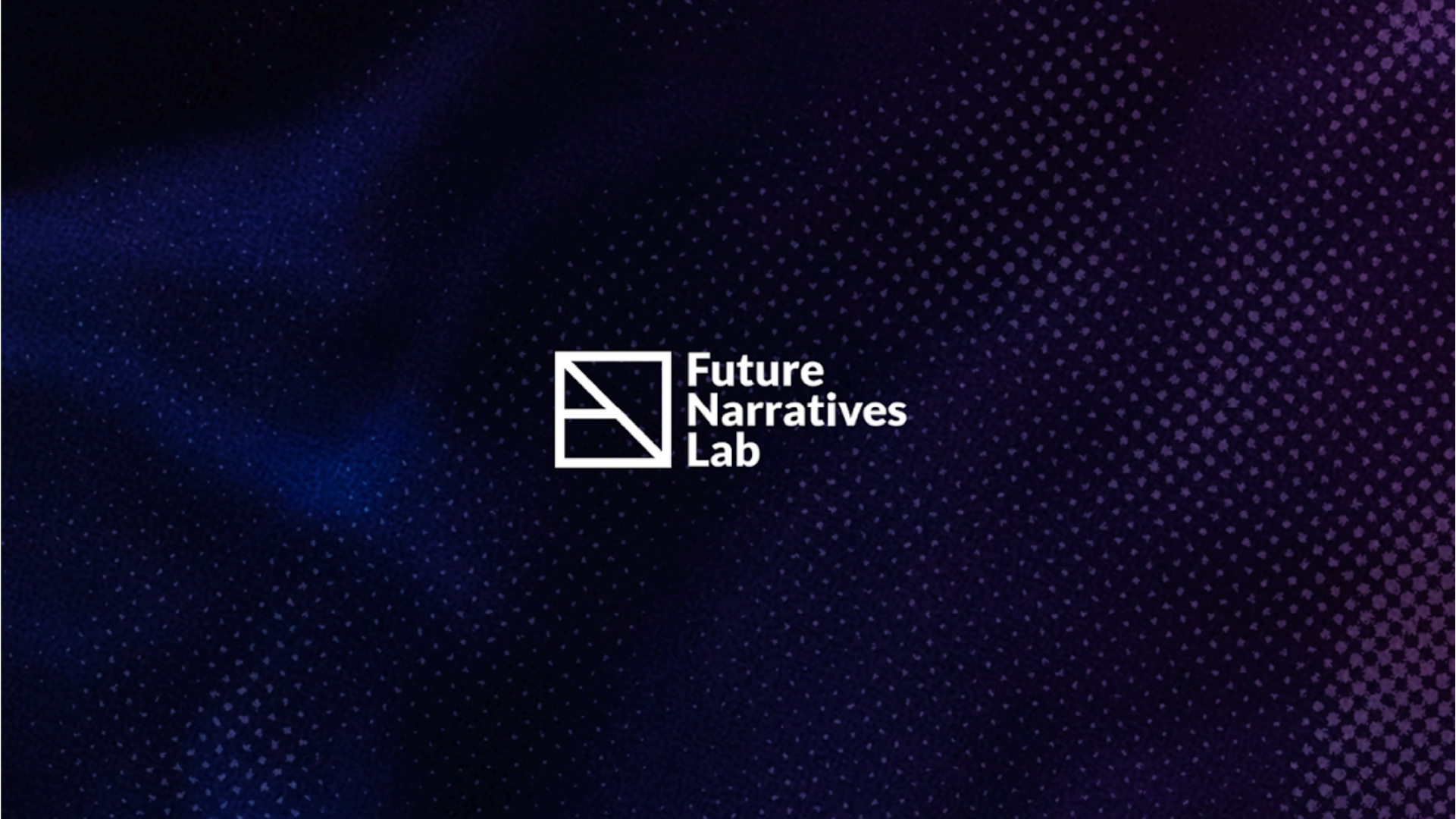 Future Narratives Lab logo on dark background