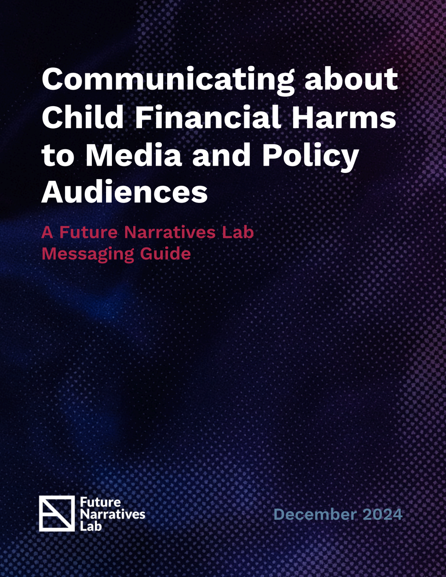 Image of front cover of report